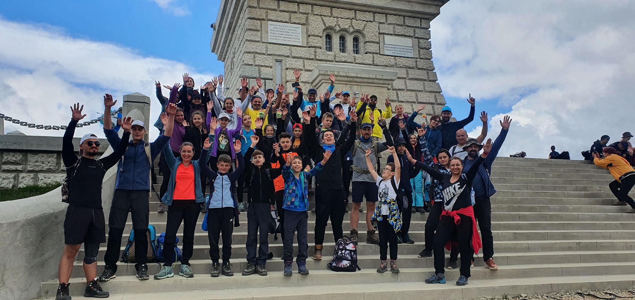 grup la Crucea Caraiman